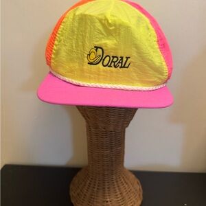 Golf Neon Pink and Yellow Cap
